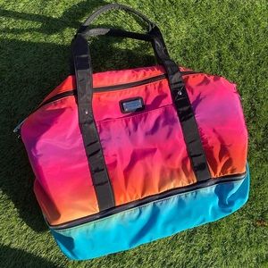 Madden Girl (Steve Madden) Rainbow-Iridescent Weekender Bag New w/Tag